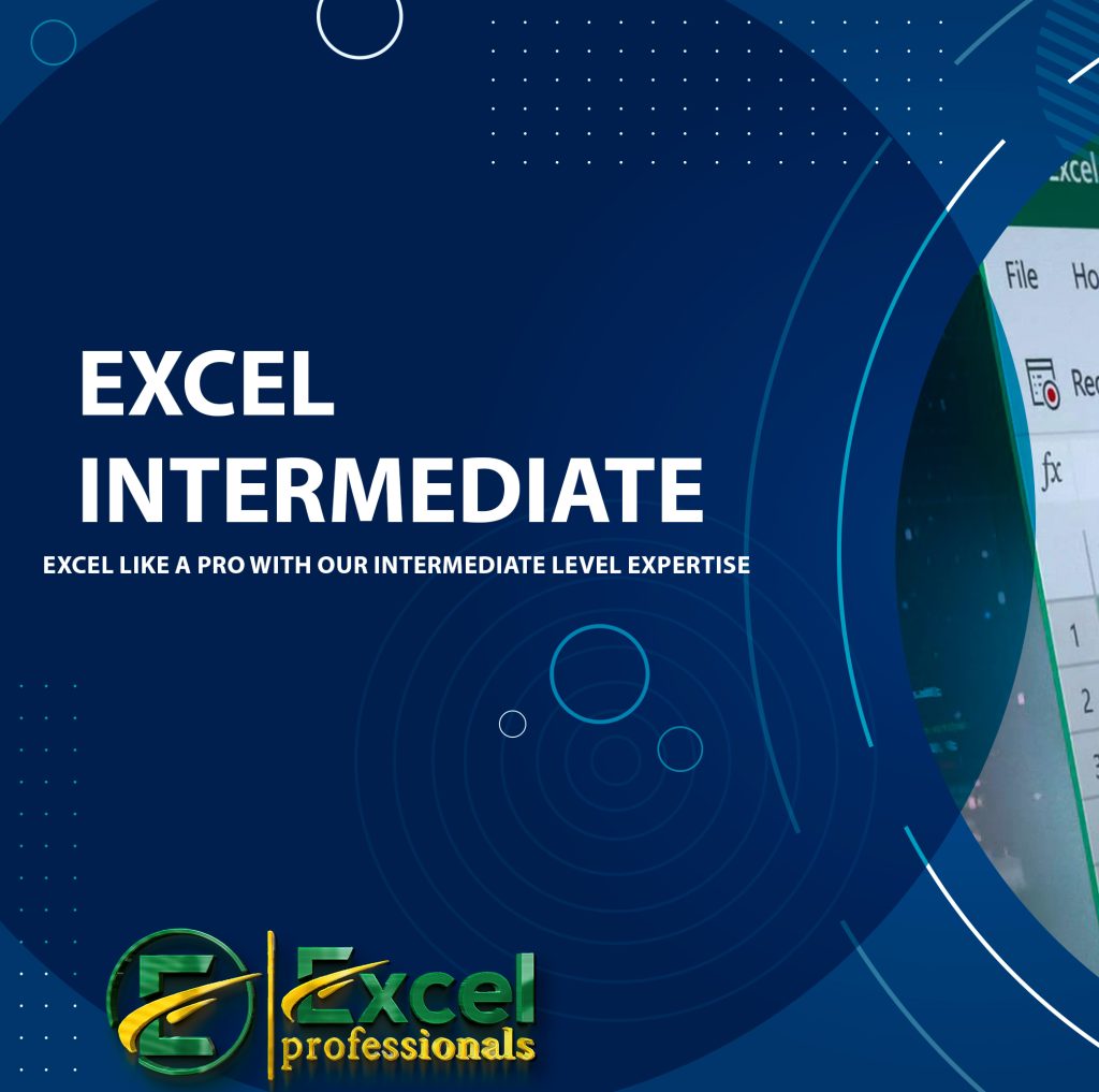 Excel Intermediate Excel Professionals 2283